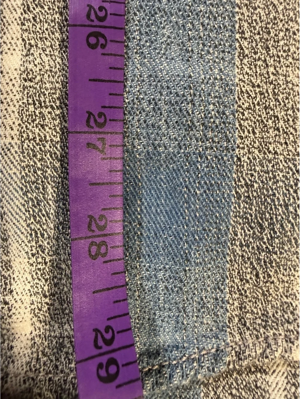 Vintage Levi Authentic Jeanswear Mens Plaid Flannel Long Sleeve Button Up Shirt